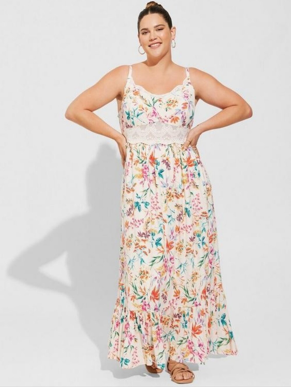 torrid Lace Inset Maxi Dress